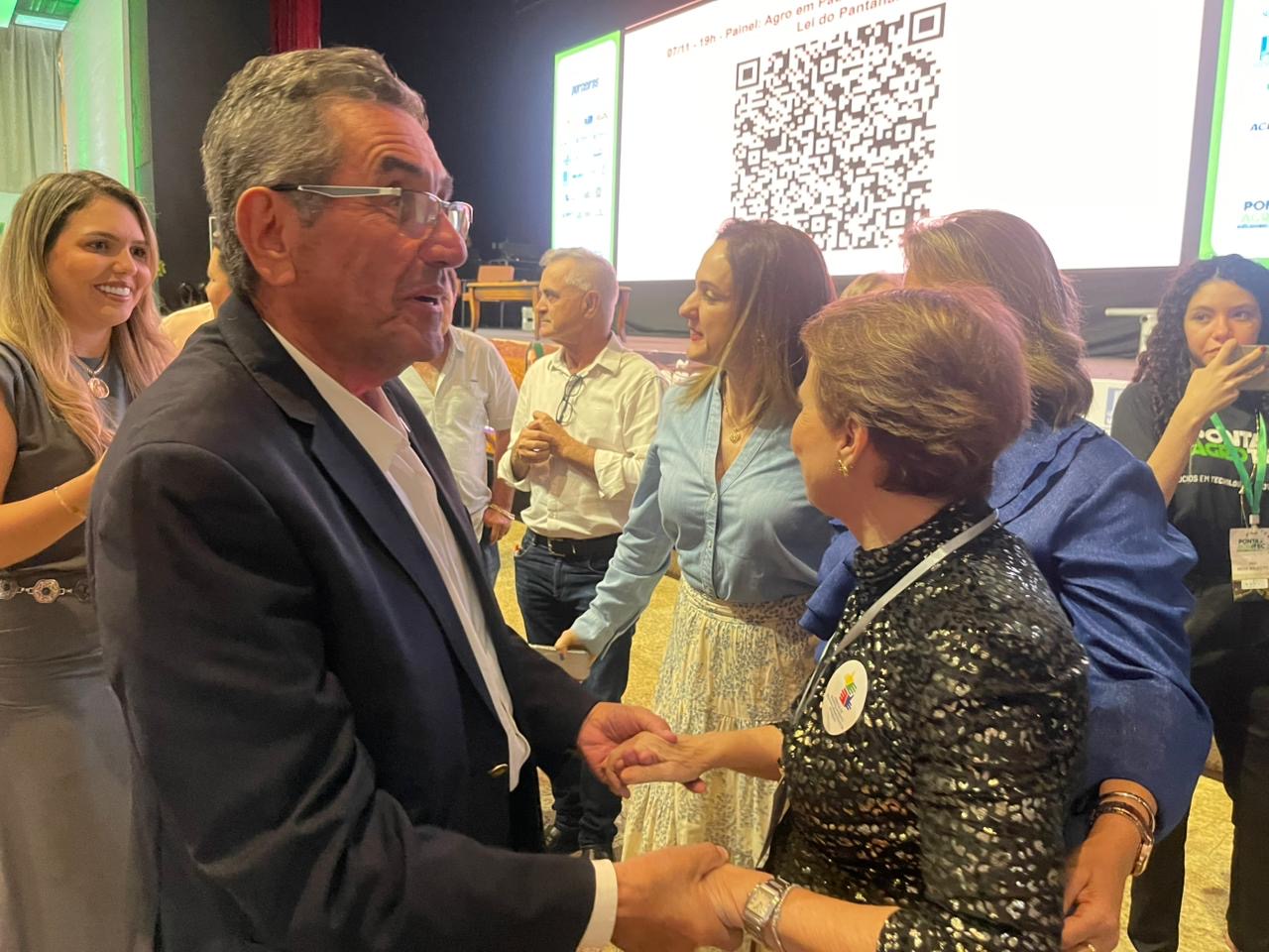 Prefeito Nelson Cintra participa do Ponta Agrotec 2025 em Ponta Porã e apresenta a Rota Bioceânica aos visitantes