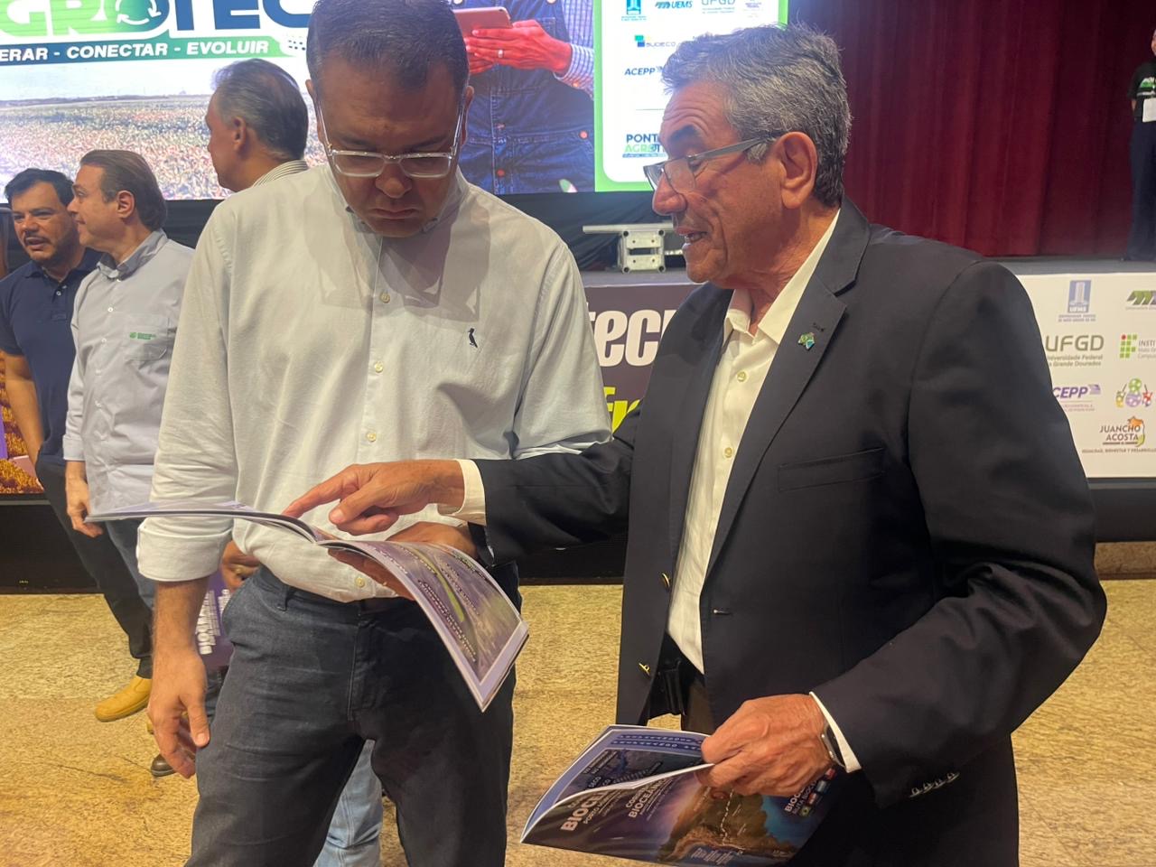 Prefeito Nelson Cintra participa do Ponta Agrotec 2025 em Ponta Porã e apresenta a Rota Bioceânica aos visitantes