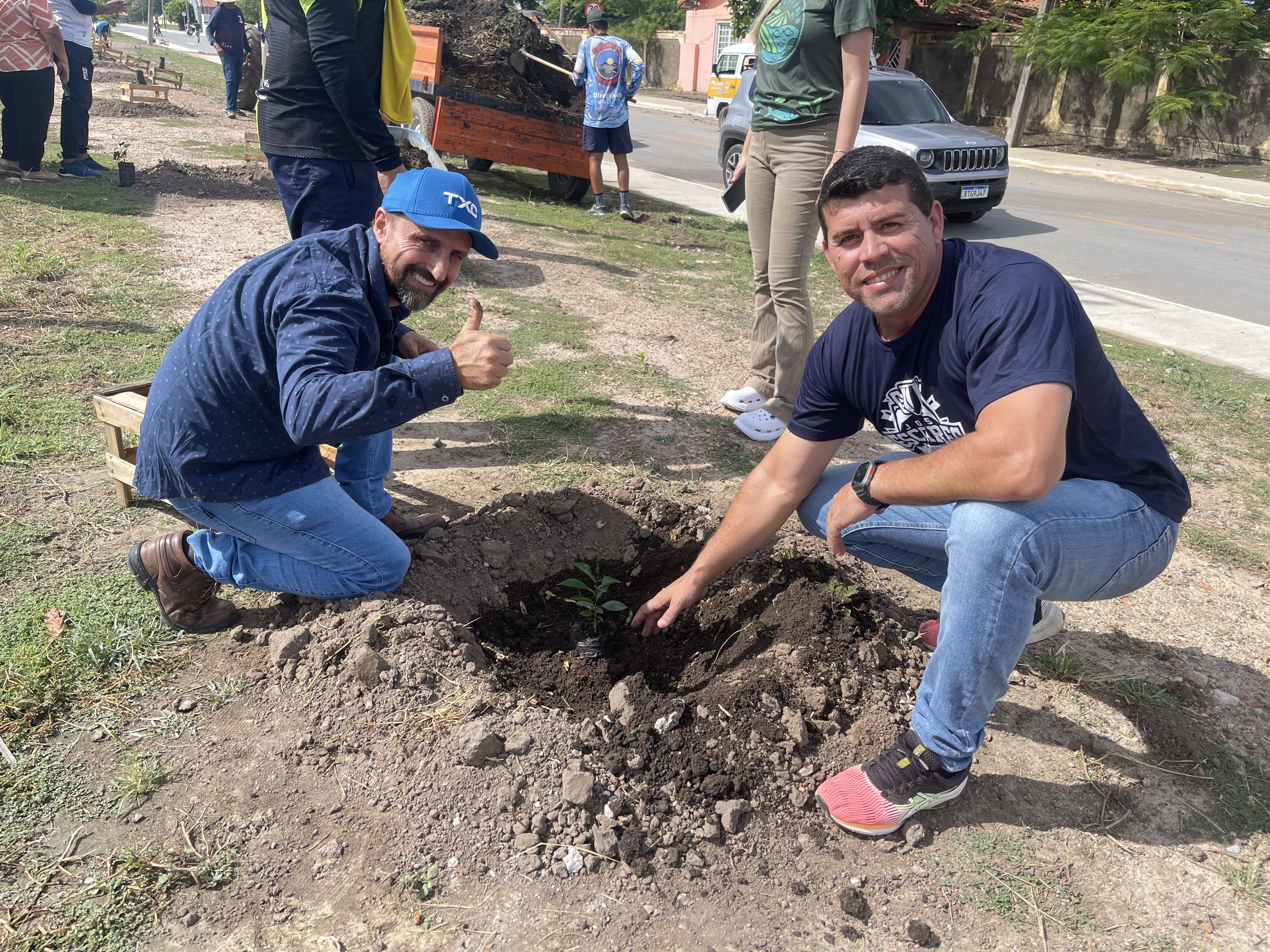 Gestão Municipal inicia plantio de mais de 100 mudas no entorno do Aeroporto Municipal