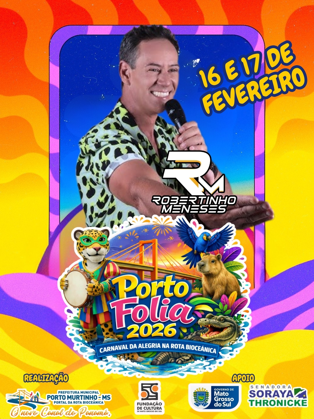 Porto Murtinho anuncia programação do Porto Folia 2026