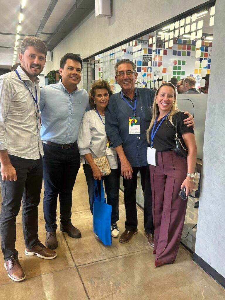 Prefeito Nelson Cintra e comitiva participam de visita técnica e inauguração do Parque Tecnológico Internacional de Ponta Porã