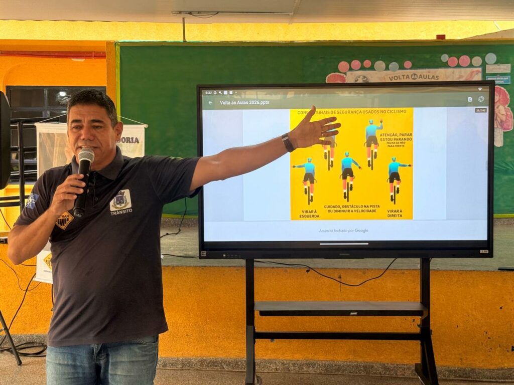 Educação no trânsito: alunos da Escola Cívico-Militar Cláudio de Oliveira participam de palestra de conscientização em Porto Murtinho