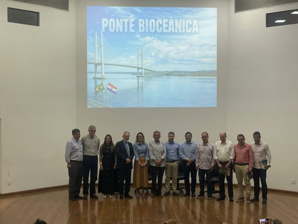 Prefeito Nelson Cintra participa de palestra técnica sobre a Ponte Bioceânica em Campo Grande