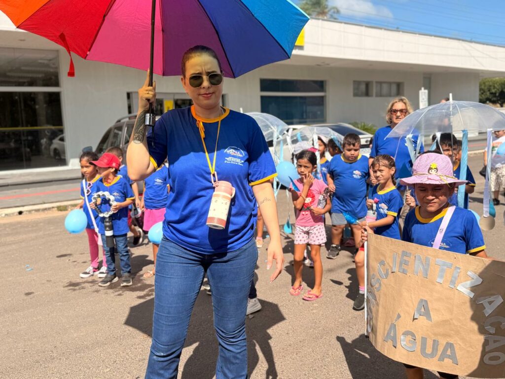 Caminhada escolar marca ação de conscientização pelo Dia Mundial da Água em Porto Murtinho Caminhada escolar marca ação de conscientização pelo Dia Mundial da Água em Porto Murtinho