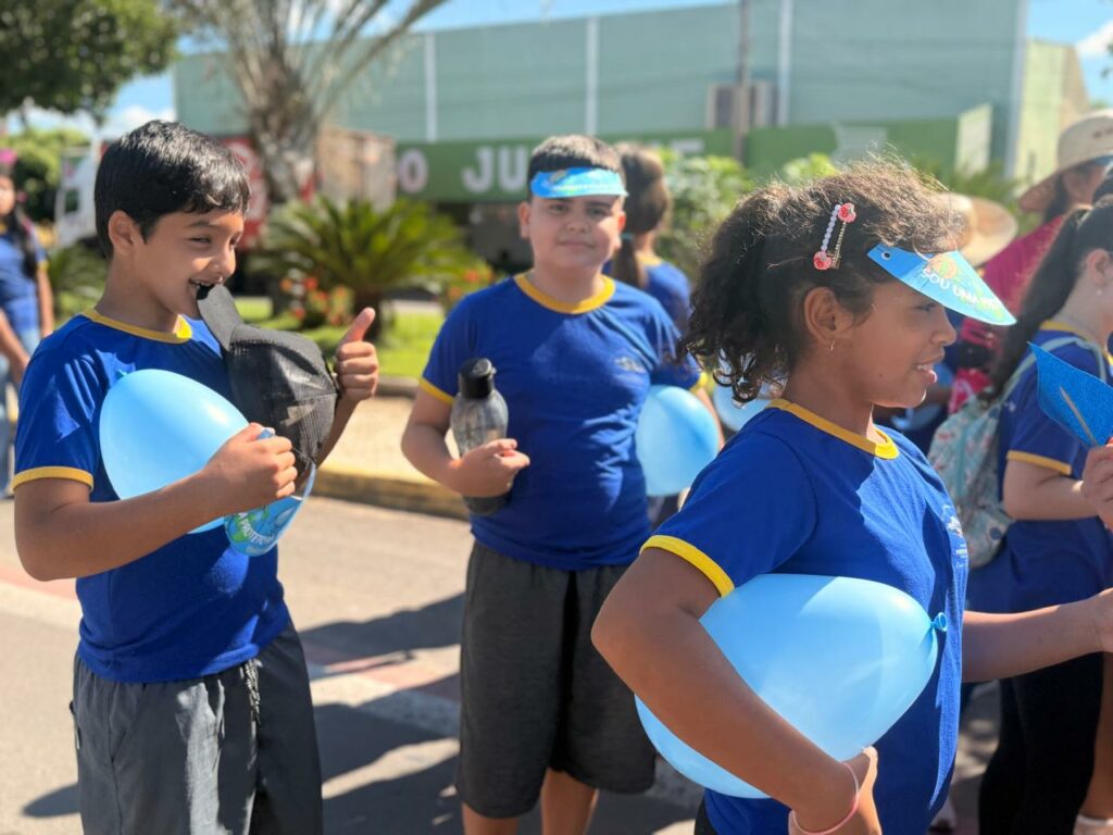Caminhada escolar marca ação de conscientização pelo Dia Mundial da Água em Porto Murtinho Caminhada escolar marca ação de conscientização pelo Dia Mundial da Água em Porto Murtinho