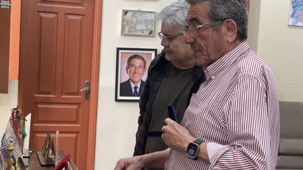 Prefeito Nelson Cintra recebe visita institucional do delegado de alfândega de Ponta Porã