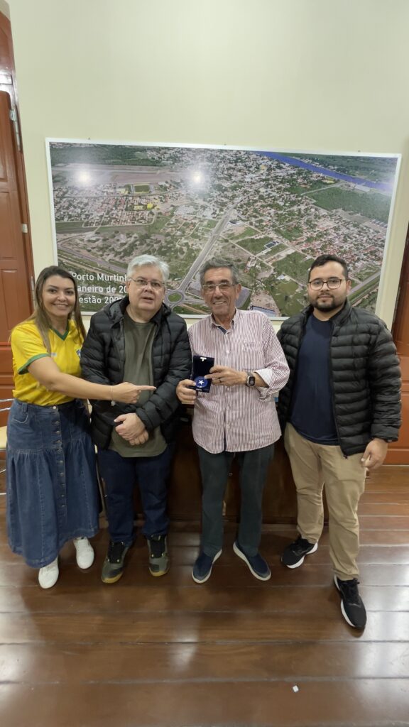 Prefeito Nelson Cintra recebe visita institucional do delegado de alfândega de Ponta Porã
