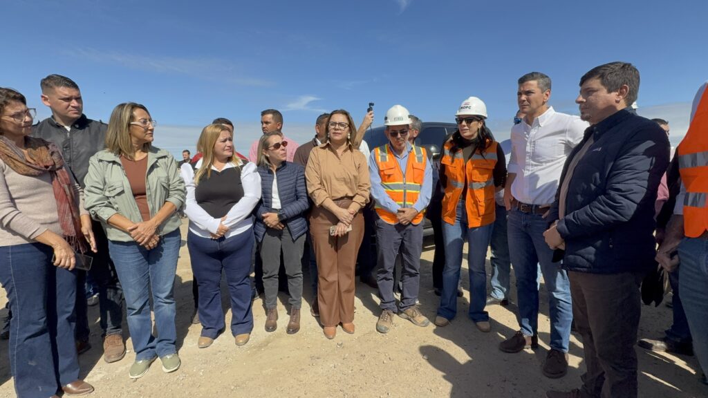 Prefeito Nelson Cintra acompanha visita do presidente do Paraguai às obras da Ponte Bioceânica
