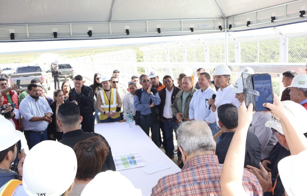 Prefeito Nelson Cintra acompanha visita do presidente do Paraguai às obras da Ponte Bioceânica