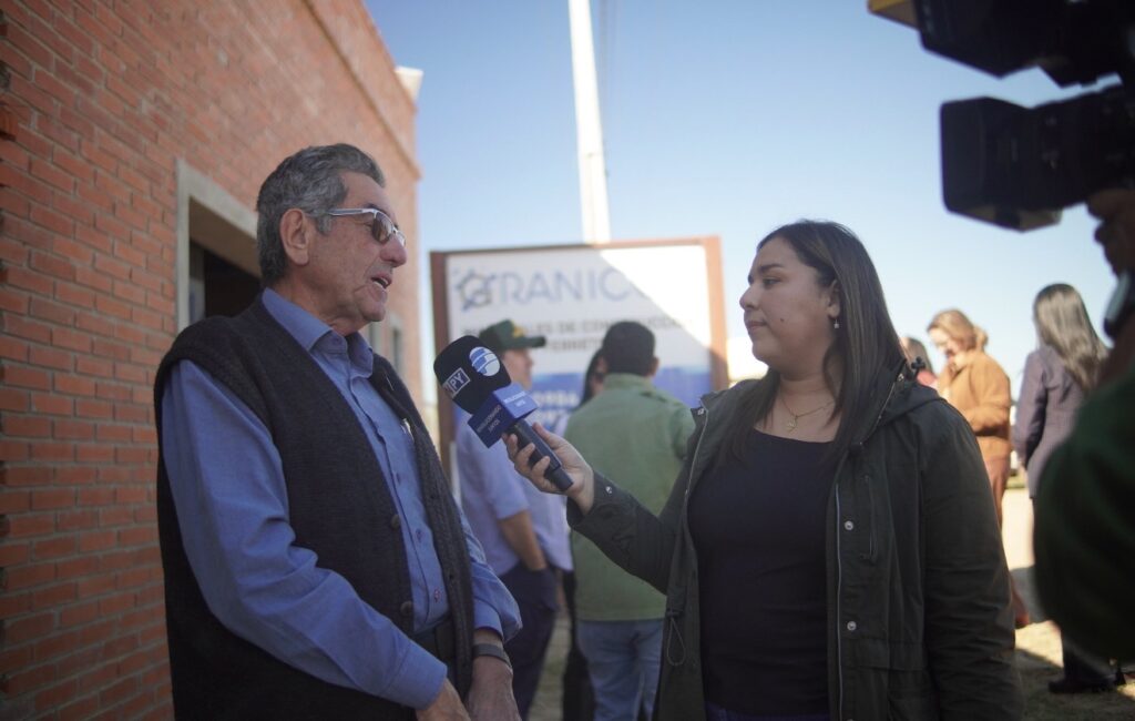 Prefeito Nelson Cintra acompanha visita do presidente do Paraguai às obras da Ponte Bioceânica