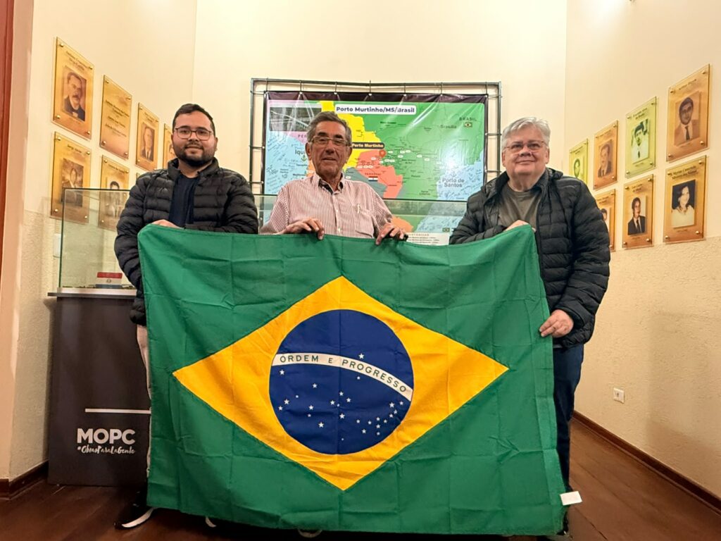 Prefeito Nelson Cintra recebe visita institucional do delegado de alfândega de Ponta Porã