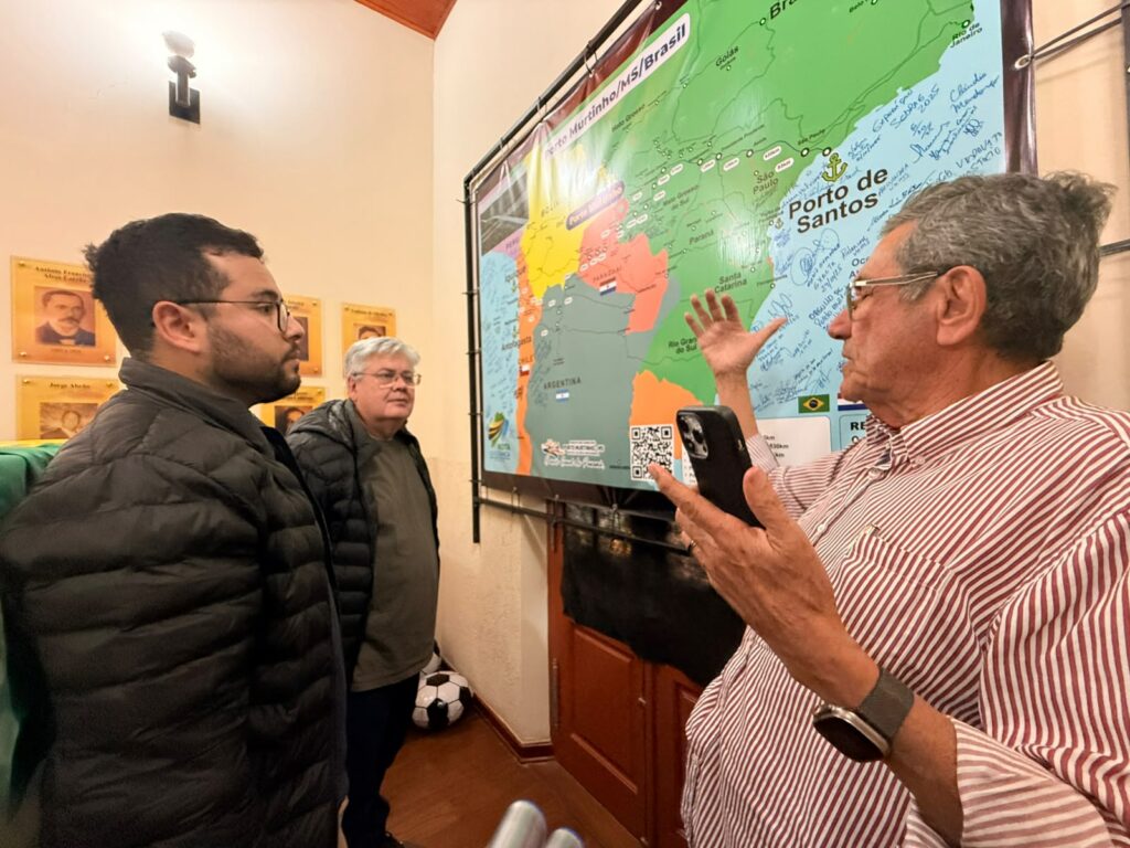 Prefeito Nelson Cintra recebe visita institucional do delegado de alfândega de Ponta Porã