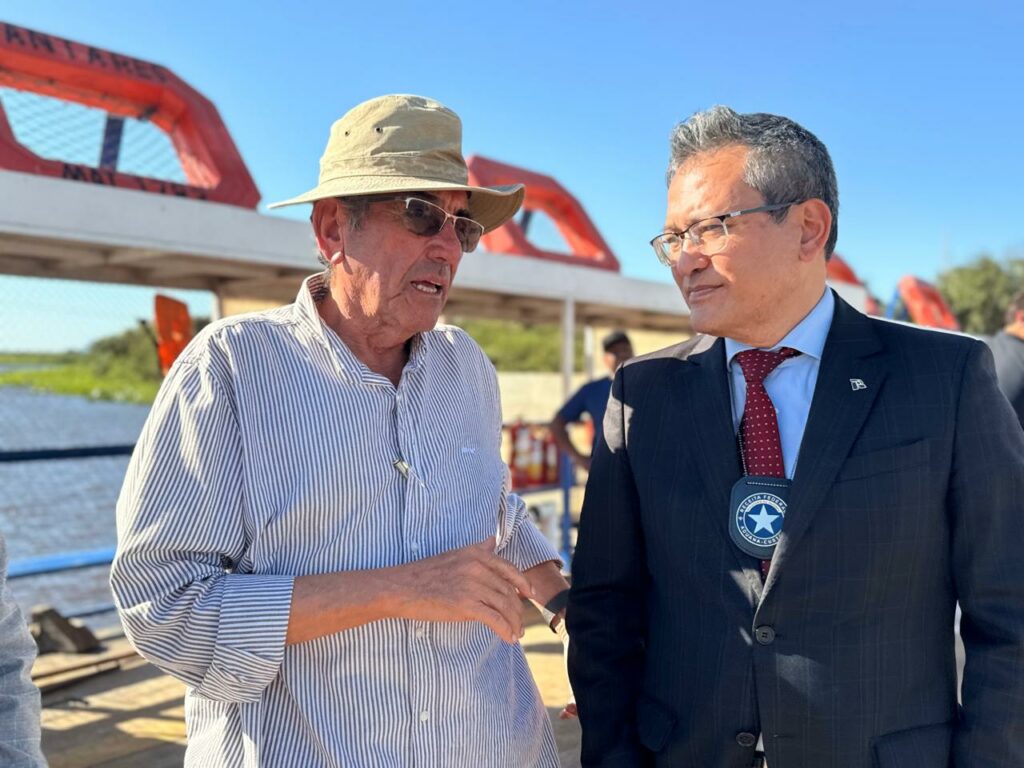 Prefeito Nelson Cintra recebe comitiva da Receita Federal em visita à Ponte da Rota Bioceânica Prefeito Nelson Cintra recebe comitiva da Receita Federal em visita à Ponte da Rota Bioceânica
