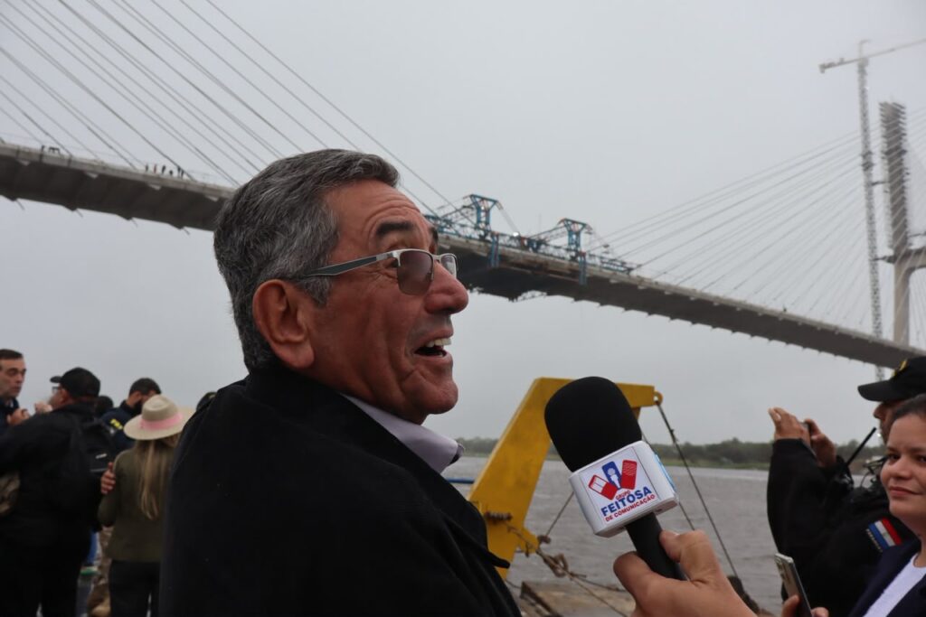 Visita técnica marca momento histórico com a ligação física da Ponte da Rota Bioceânica Visita técnica marca momento histórico com a ligação física da Ponte da Rota Bioceânica