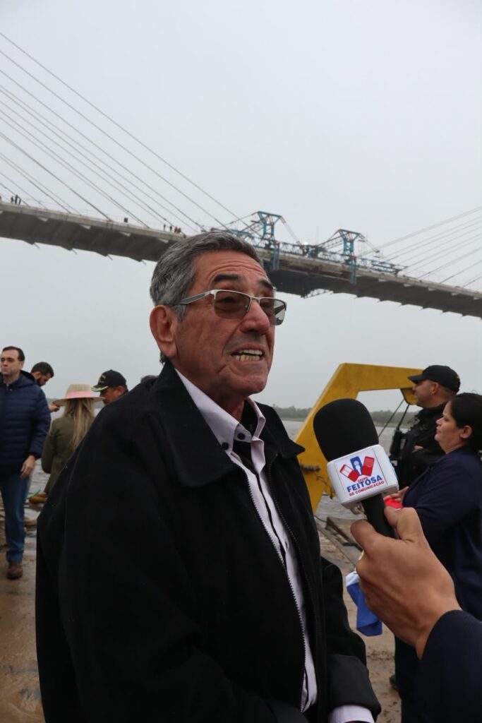 Visita técnica marca momento histórico com a ligação física da Ponte da Rota Bioceânica Visita técnica marca momento histórico com a ligação física da Ponte da Rota Bioceânica