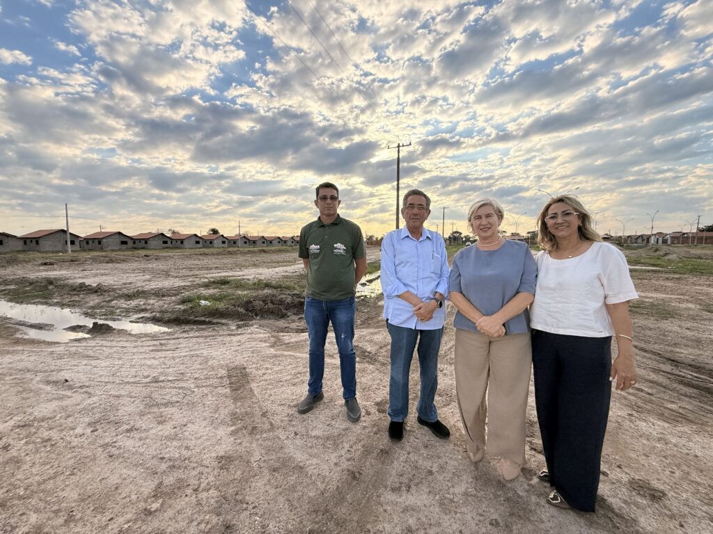 Visita técnica acompanha andamento de obras habitacionais e empreendimentos em Porto Murtinho