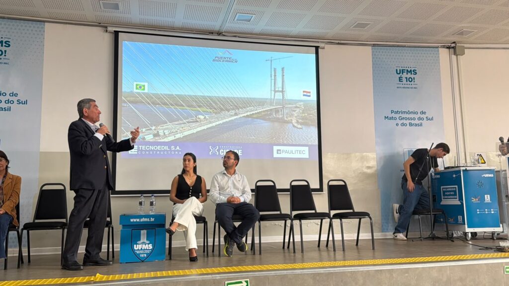 Nelson Cintra apresenta planejamento e obras de Porto Murtinho no IV CINOTENG, na UFMS