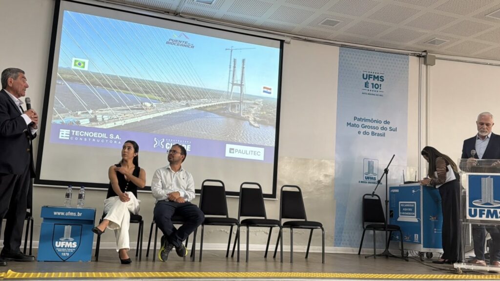 Nelson Cintra apresenta planejamento e obras de Porto Murtinho no IV CINOTENG, na UFMS