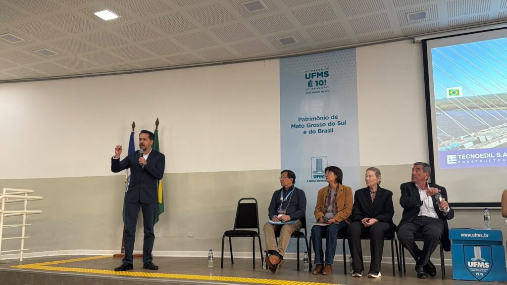 Nelson Cintra apresenta planejamento e obras de Porto Murtinho no IV CINOTENG, na UFMS