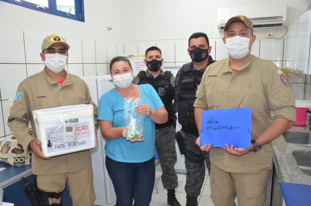 PORTO MURTINHO RECEBE DOSES DA VACINA PRODUZIDAS EM OXFORD