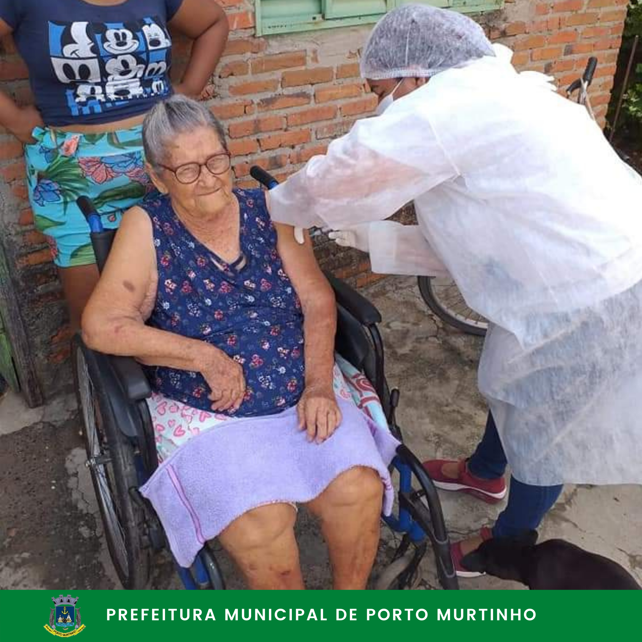 Secretaria de SaÃºde conclui vacinaÃ§Ãµes da 2Â° dose contra o corona vÃ­rus em idosos acima de 80 anos