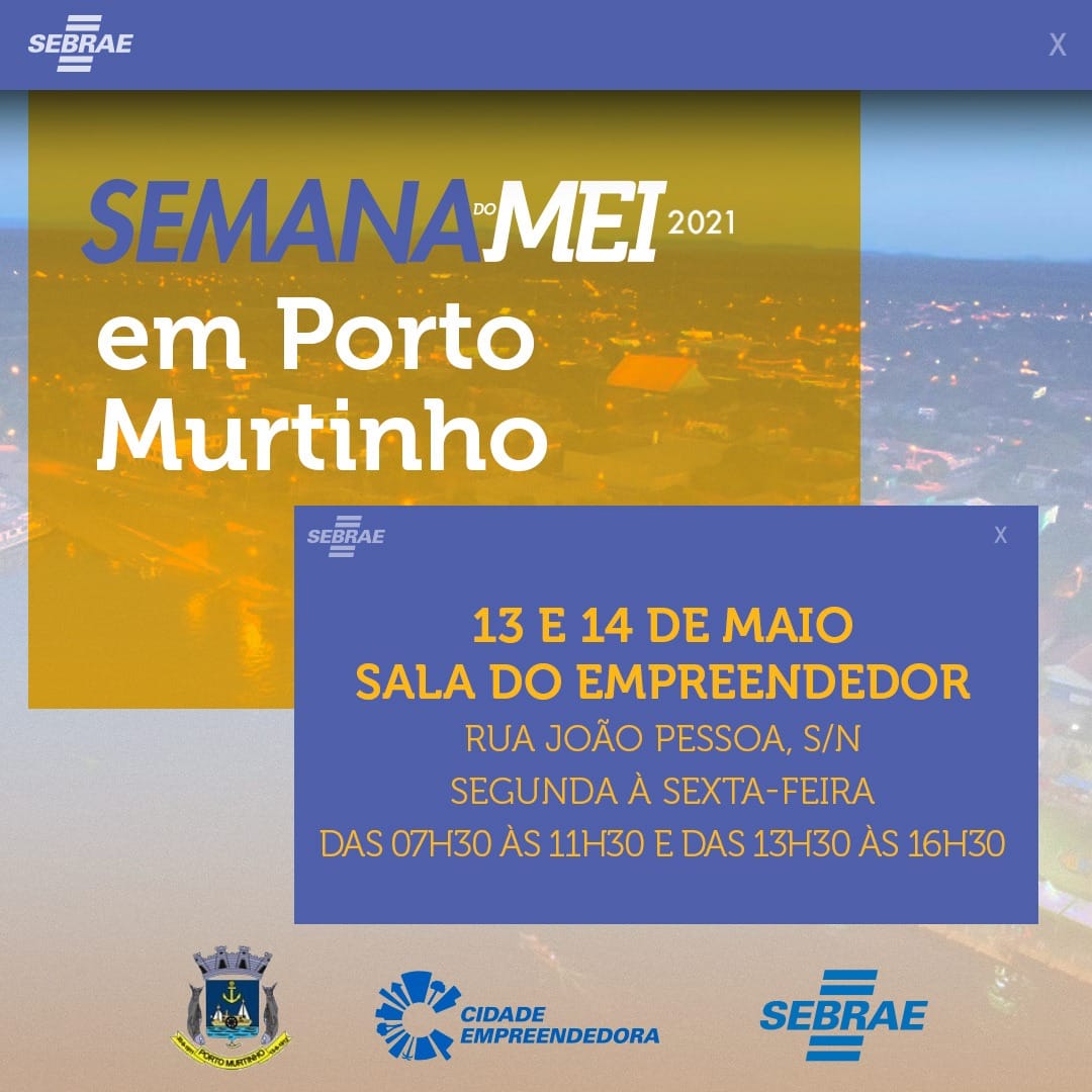 Com programação digital e gratuita, o Sebrae promove nacionalmente a Semana do MEI. Com programação digital e gratuita, o Sebrae promove nacionalmente a Semana do MEI.
