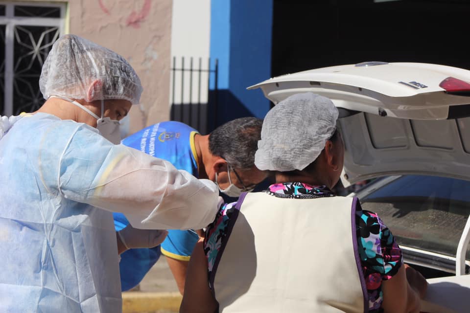 SECRETARIA DE SAÃšDE REALIZA AÃ‡ÃƒO DE VACINAÃ‡ÃƒO PELAS RUAS DO MUNICÃPIO