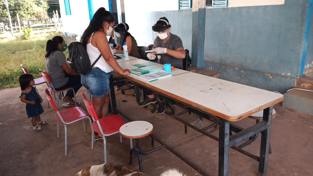 Ações nas Aldeias IndÃgenas continuam nesta terça-feira (13) Ações nas Aldeias IndÃgenas continuam nesta terça-feira (13)