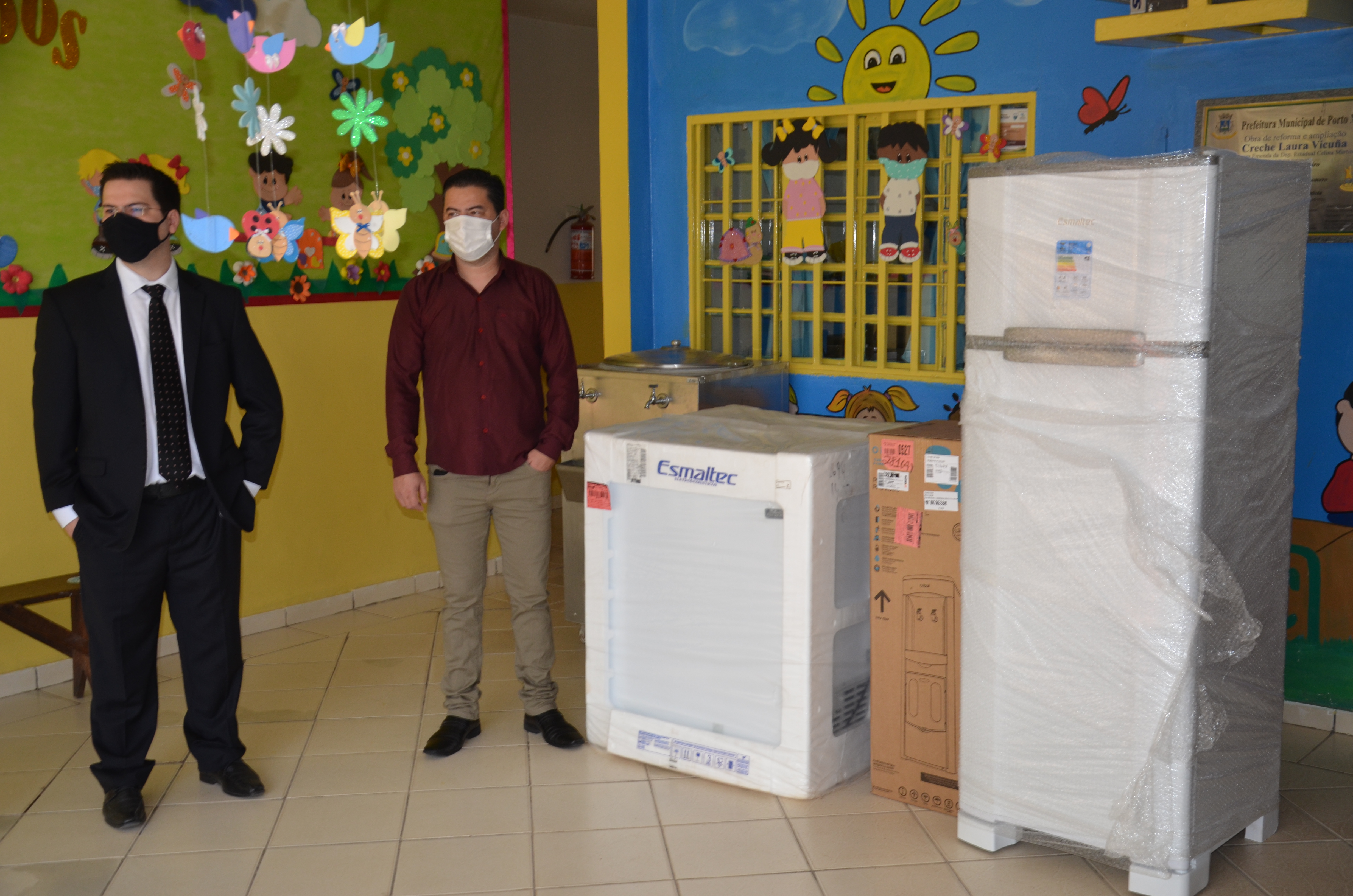 C.E.I LAURA VICUNÃƒ Ã‰ CONTEMPLADA COM ELETRODOMÃ‰STICOS PELO PODER JUDICIÃRIO DE PORTO MURTINHO