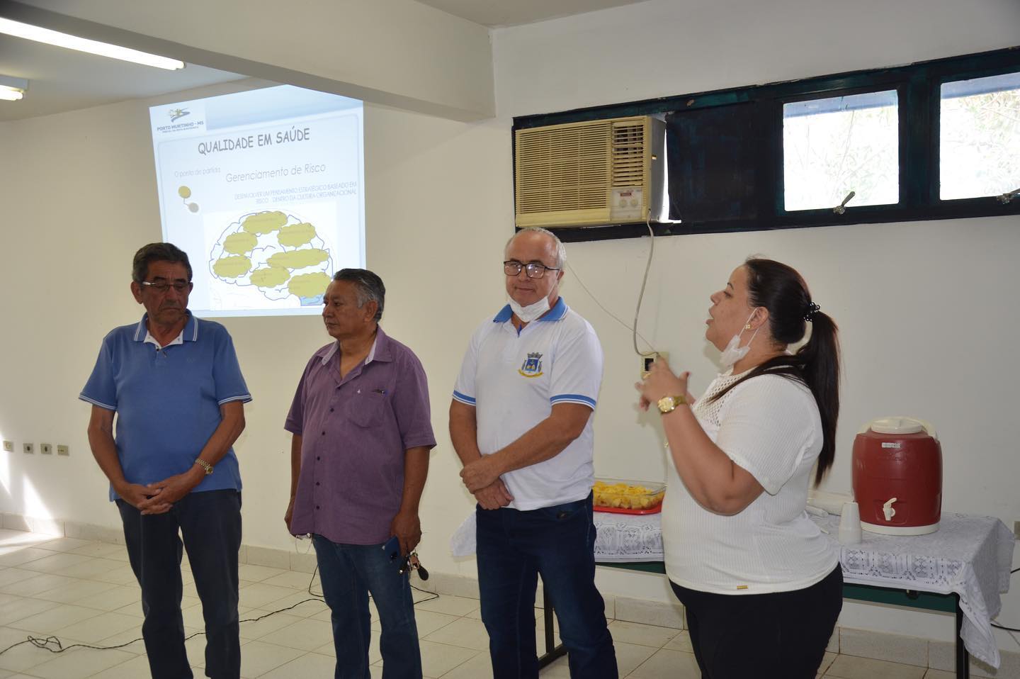 Servidores municipais da Secretaria de SaÃºde de Porto Murtinho receberam na tarde desta terÃ§a-feira (26) curso de capacitaÃ§Ã£o.
