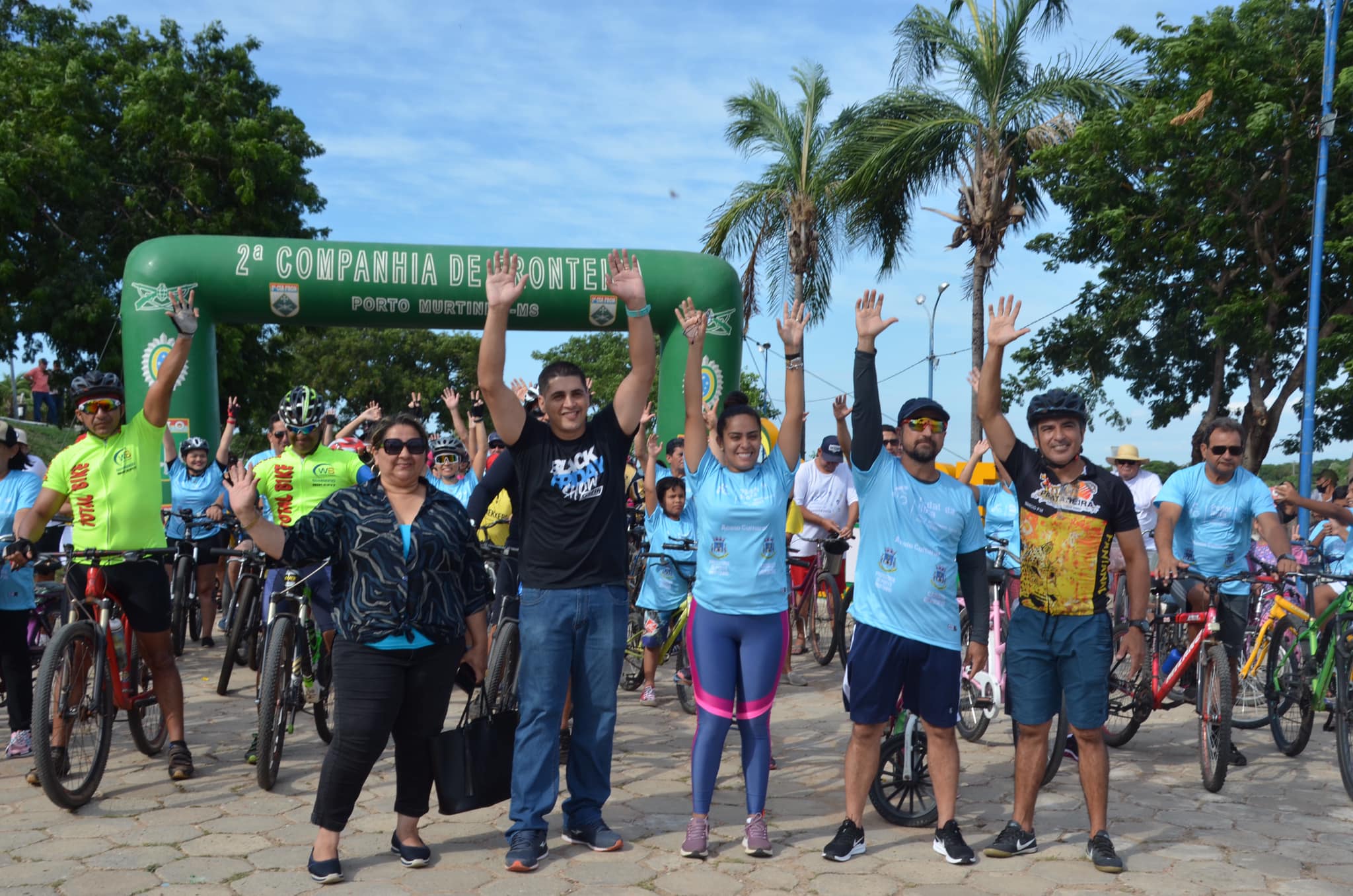 PASSEIO CICLÃSTICO FOI SUCESSO NO MUNICÃPIO