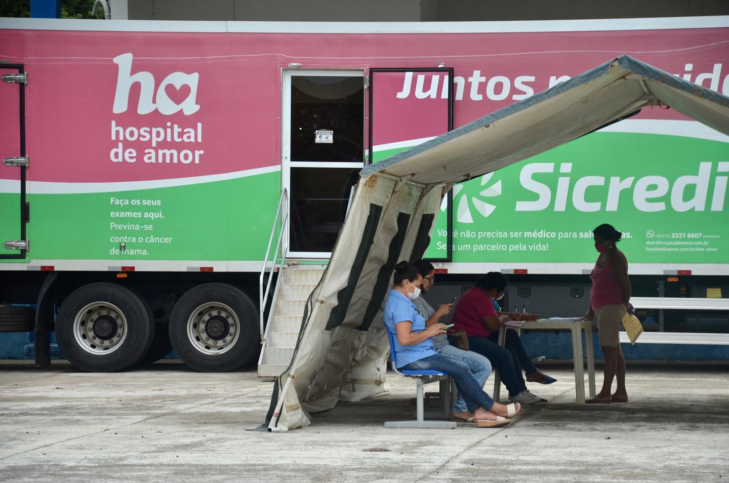A Carreta do Amor finca estruturas em nosso municÃ­pio nesta terÃ§a-feira.
