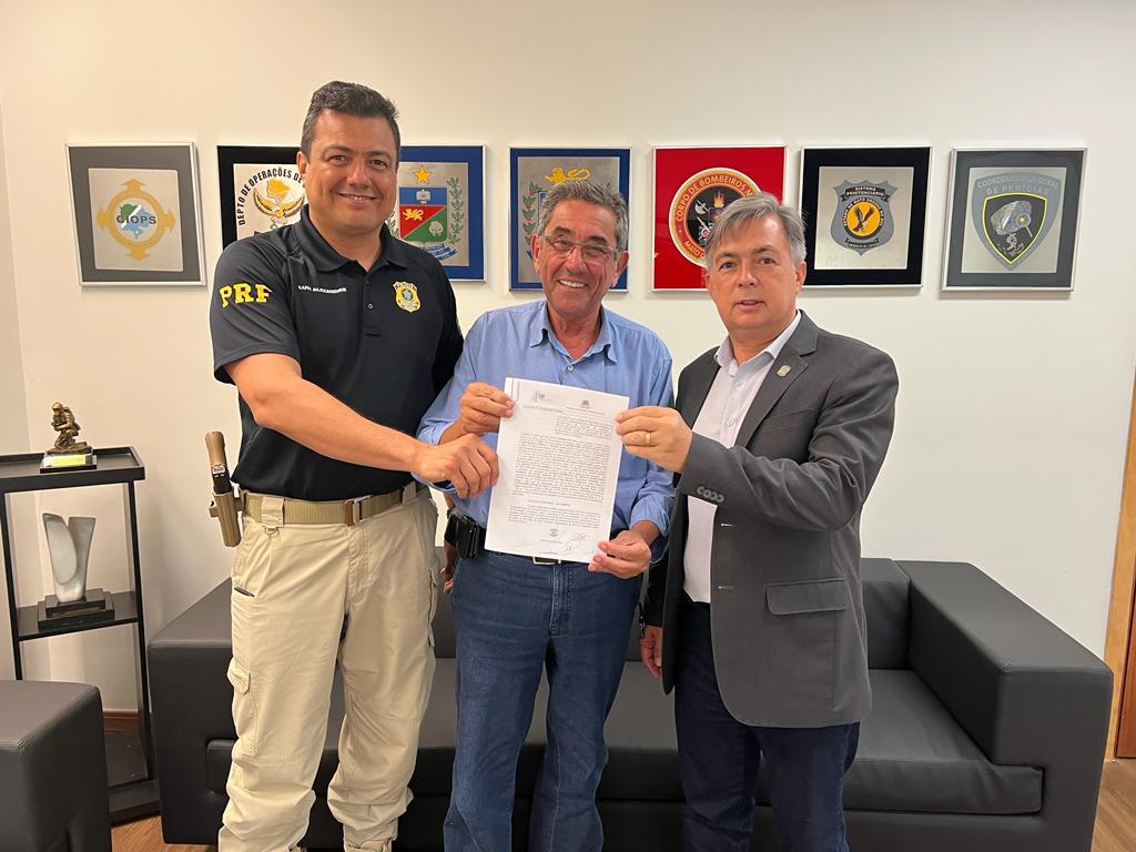 PolÃ­cia RodoviÃ¡ria Federal, SEJUSP e Prefeitura de Porto Murtinho assinam Acordo de CooperaÃ§Ã£o TÃ©cnica