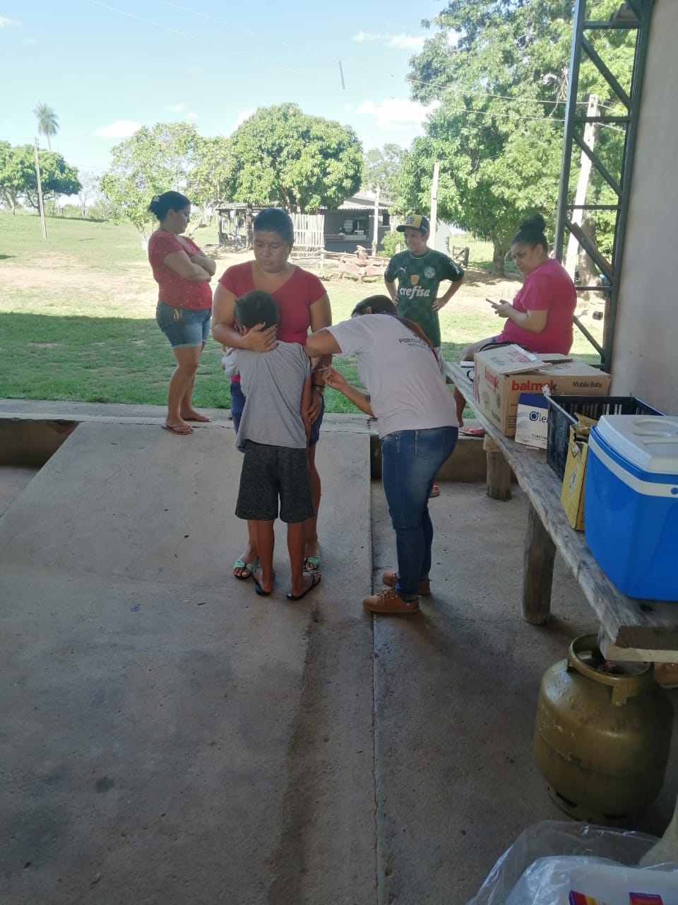 Atendimento mÃ©dico e vacinaÃ§Ã£o contra a Covid-19 Ã© disponibilizada Ã  comunidade rural de Porto Murtinho