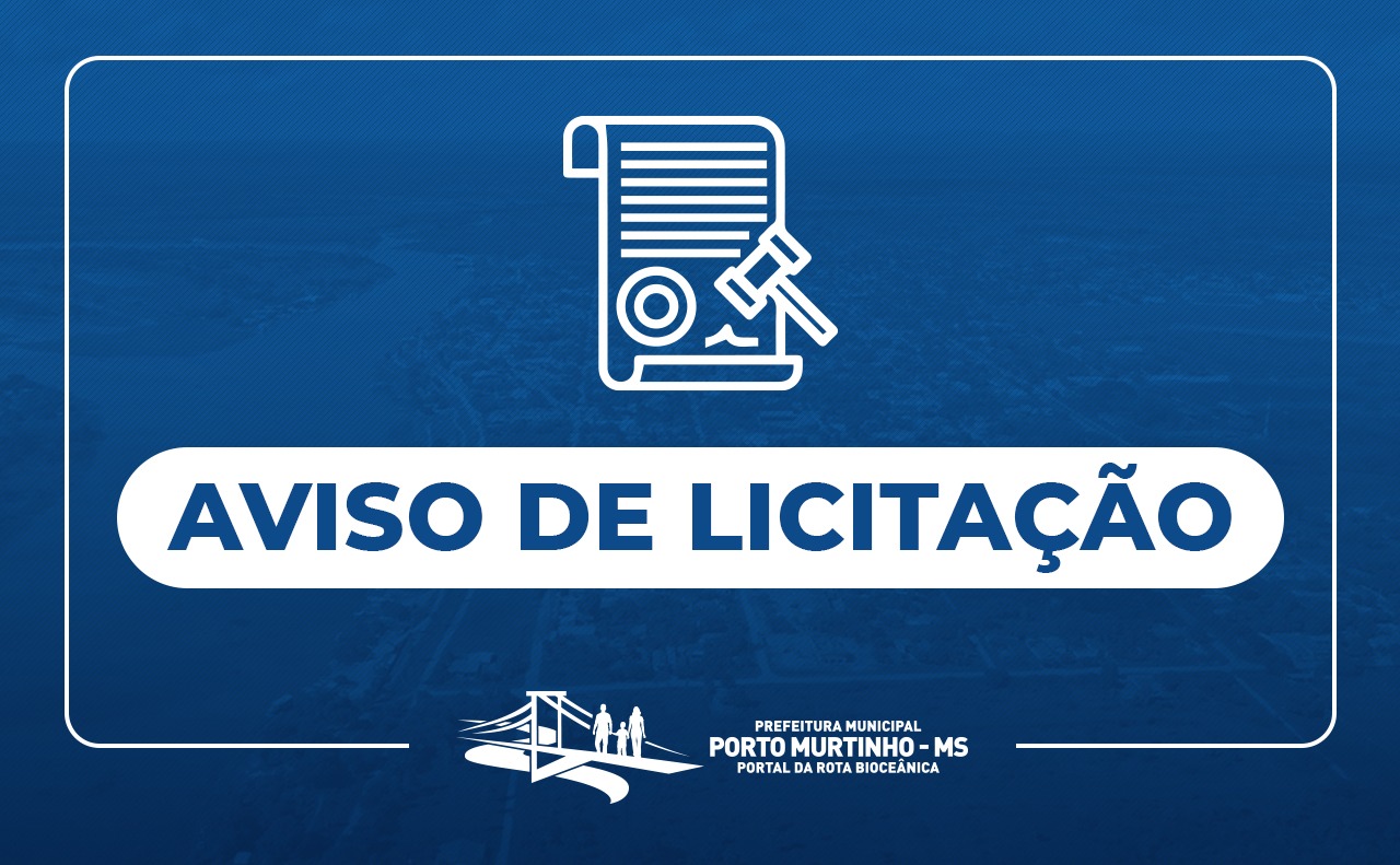 LicitaÃ§Ã£o para contrataÃ§Ã£o de aluguel de mÃ¡quinas acontece em abril