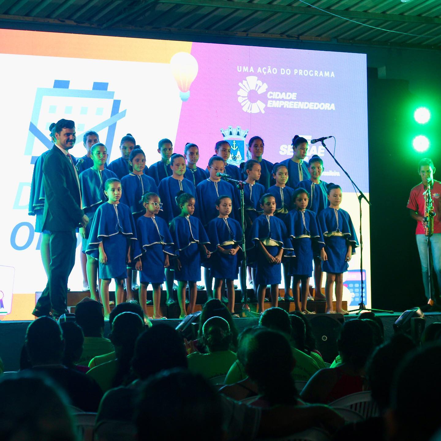 Meninas Cantoras realizam primeira apresentaÃ§Ã£o no ano de 2022 no Dia da Oportunidade