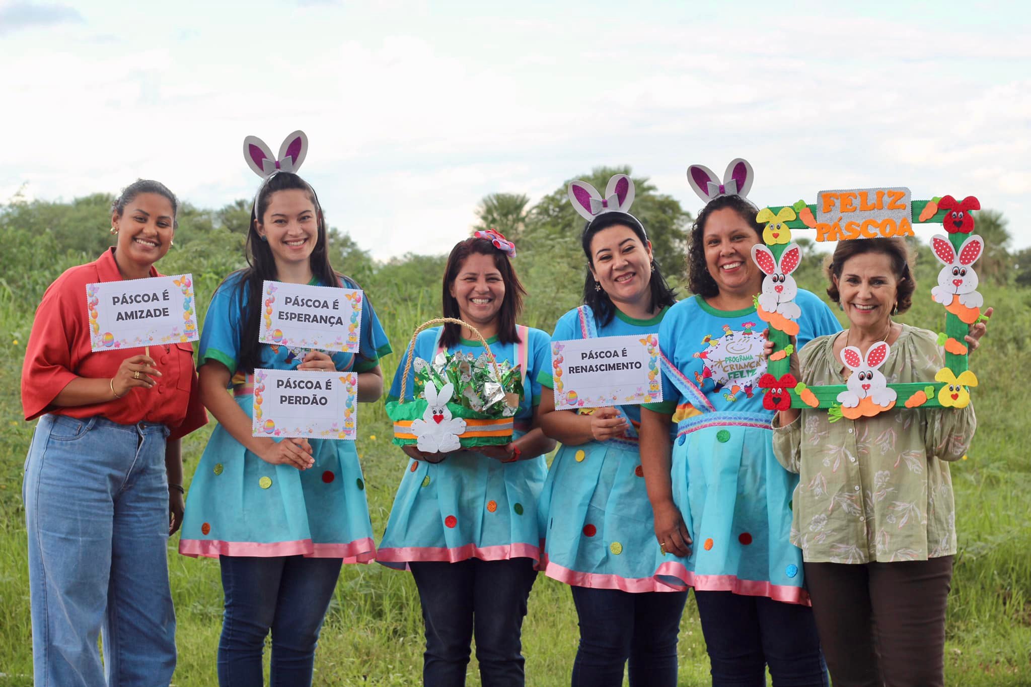Programa CrianÃ§a Feliz realiza entrega de ovos da pÃ¡scoa a 174 famÃ­lias