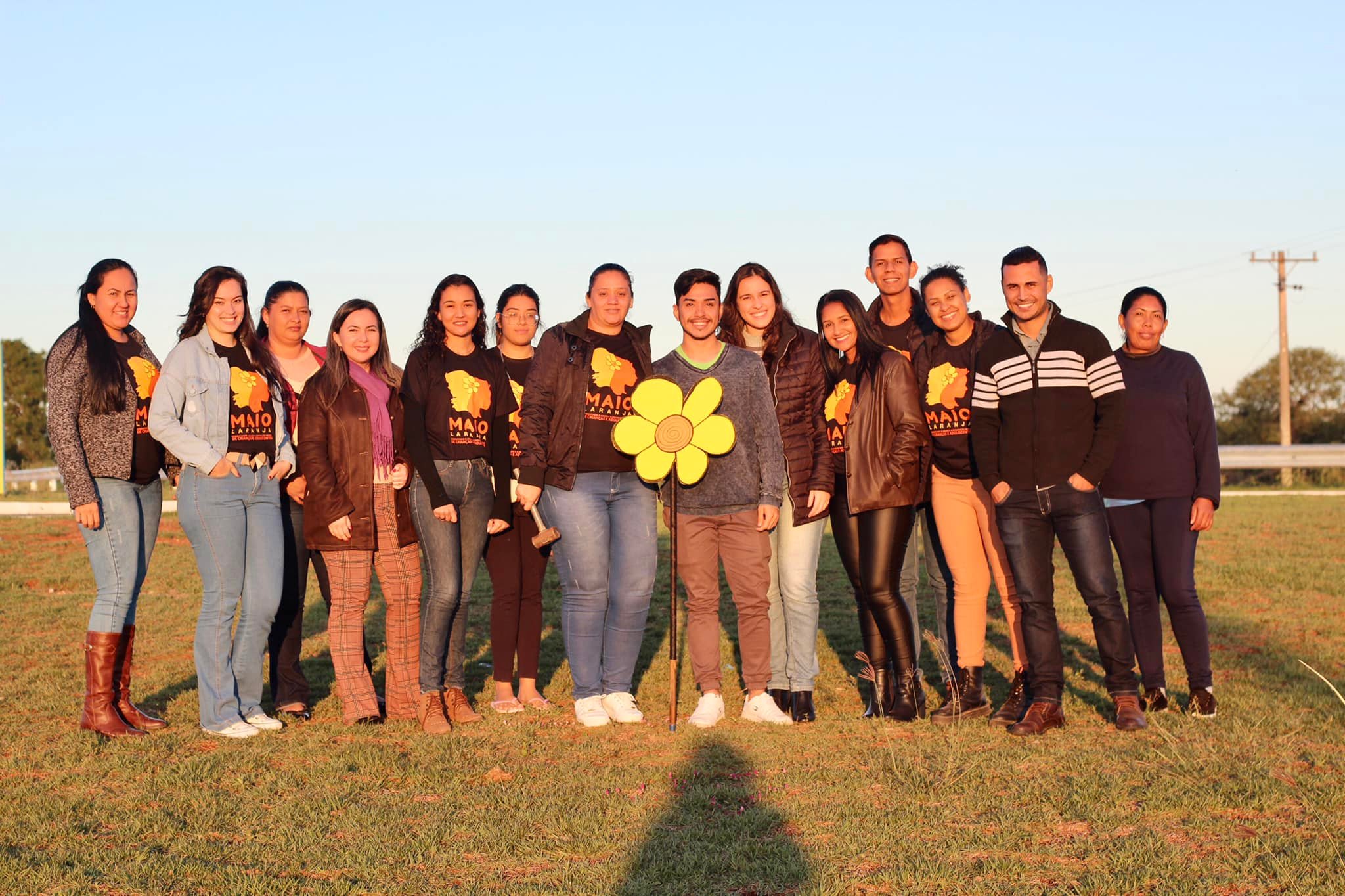 CREAS realiza aÃ§Ã£o de conscientizaÃ§Ã£o sobre Maio Laranja