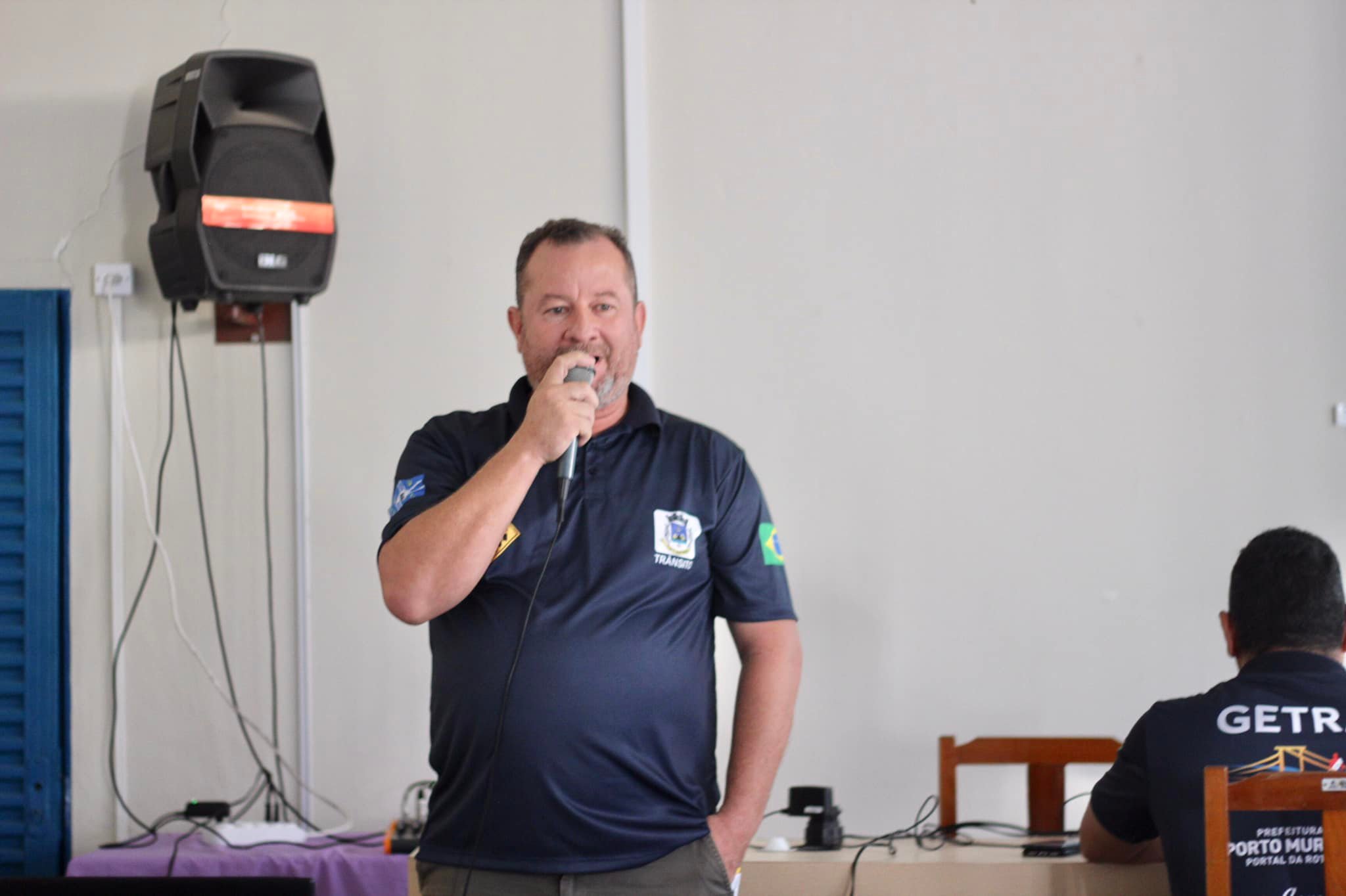 Maio Amarelo: alunos das Escolas CaacupÃª e Bocaiuval recebem palestra sobre educaÃ§Ã£o no trÃ¢nsito