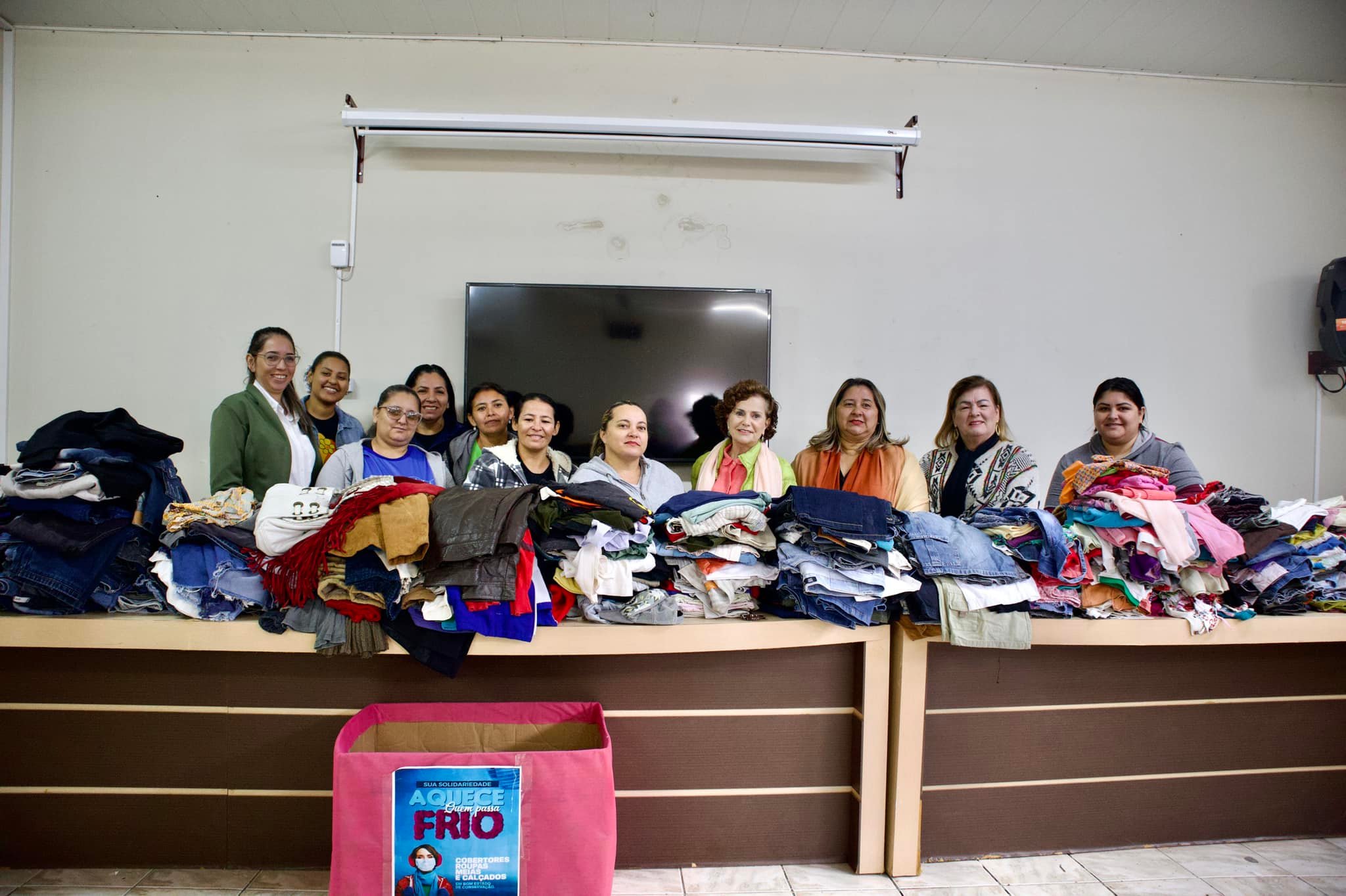 AssistÃªncia Social recebe doaÃ§Ãµes de Campanha do Agasalho 2Âª ediÃ§Ã£o