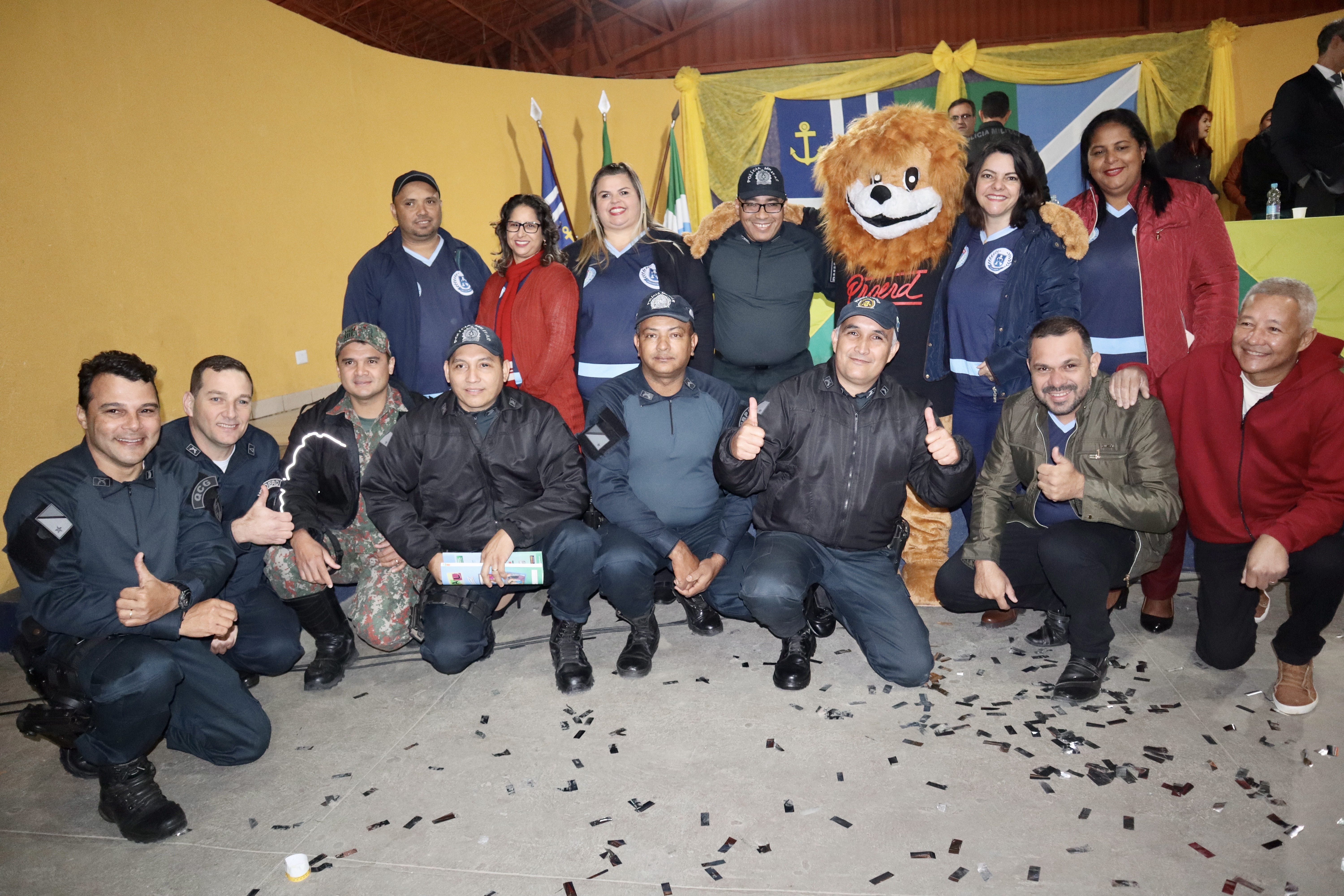 Escola Thomaz Larangeiras recebe Aula Inaugural do Proerd