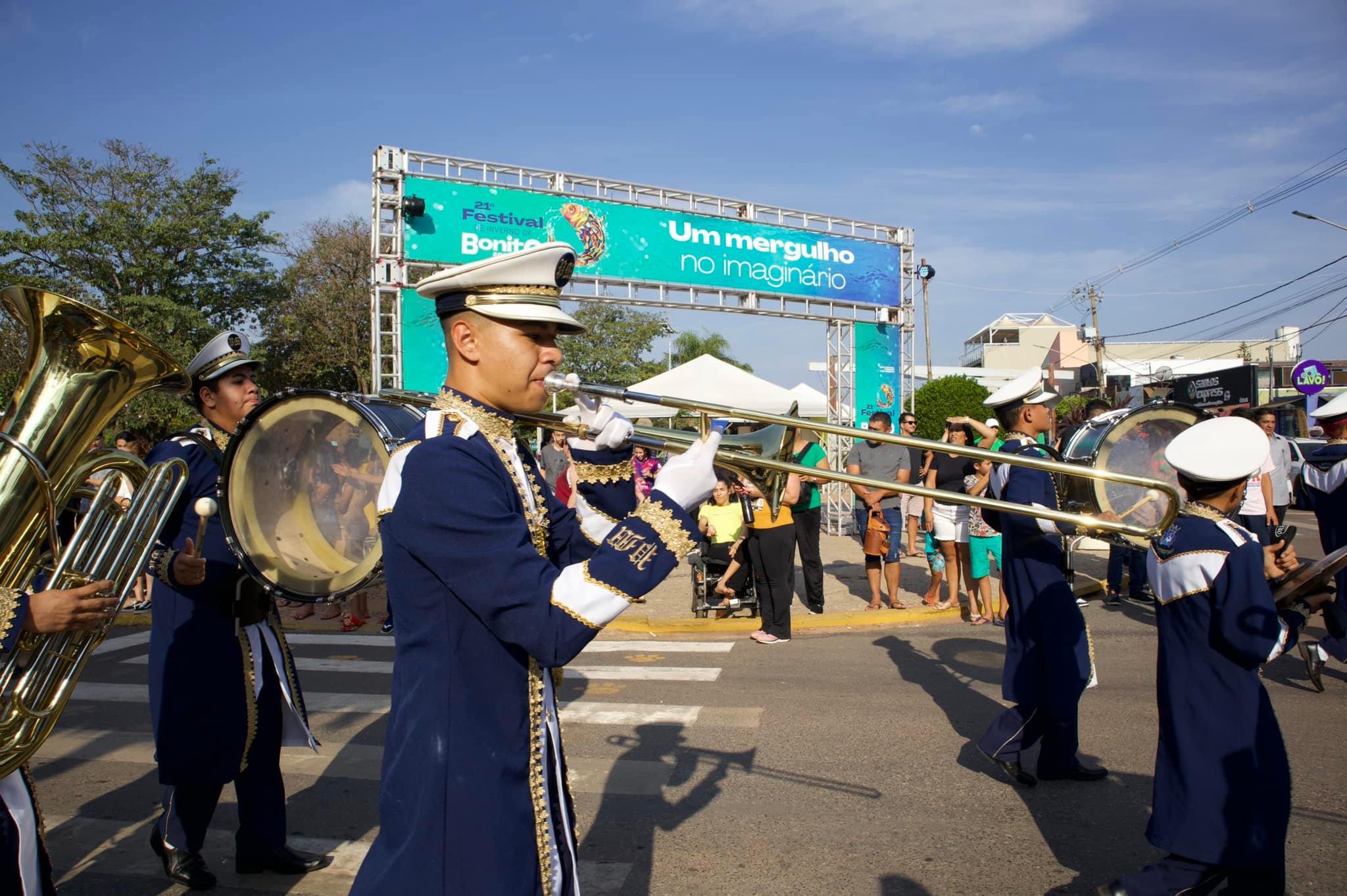 Banda Municipal de Porto Murtinho participa do 21Âº Festival de Inverno de Bonito - MS