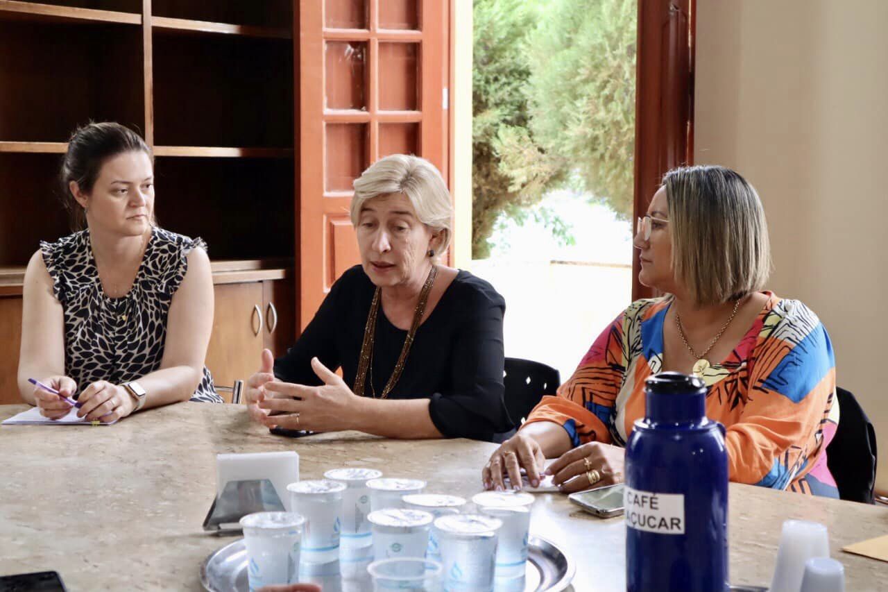 Diretora-presidente da Agehab/MS participa de reuniÃ£o tÃ©cnica sobre REURB em Porto Murtinho