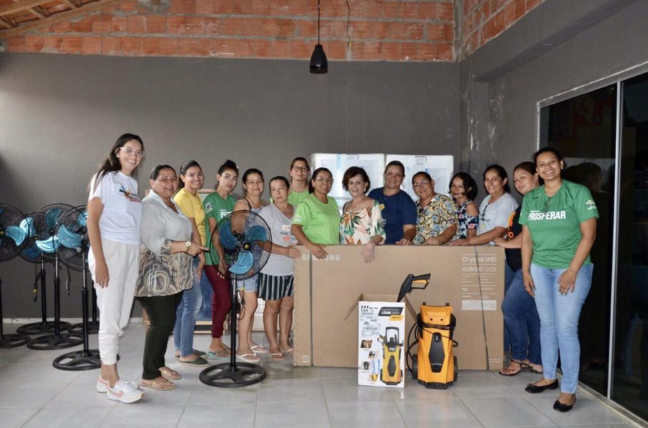 Casa Lar de Porto Murtinho recebe novos equipamentos, mobiliando casa nova