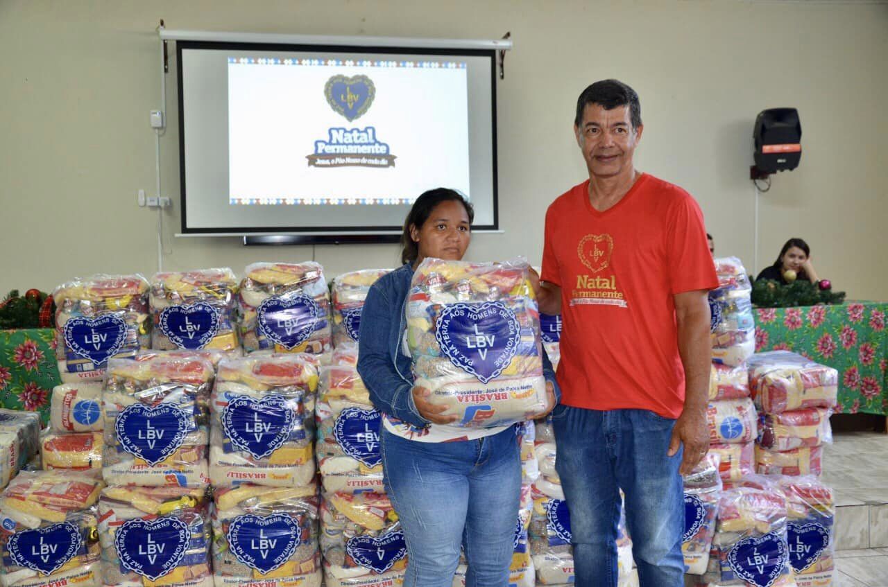 Secretaria de AssistÃªncia recebe doaÃ§Ãµes de cestas bÃ¡sicas