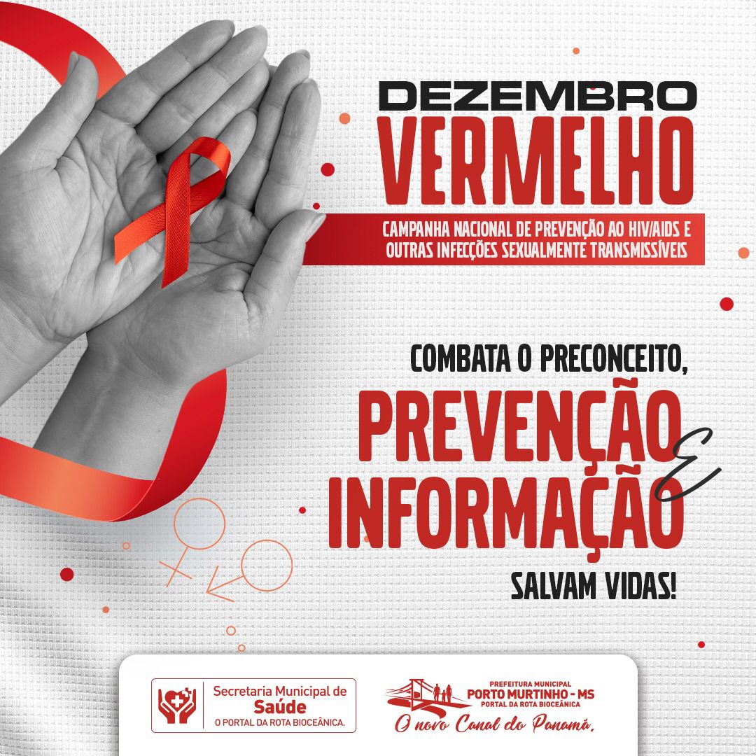 Prefeitura lanÃ§a campanha de Dezembro Vermelho